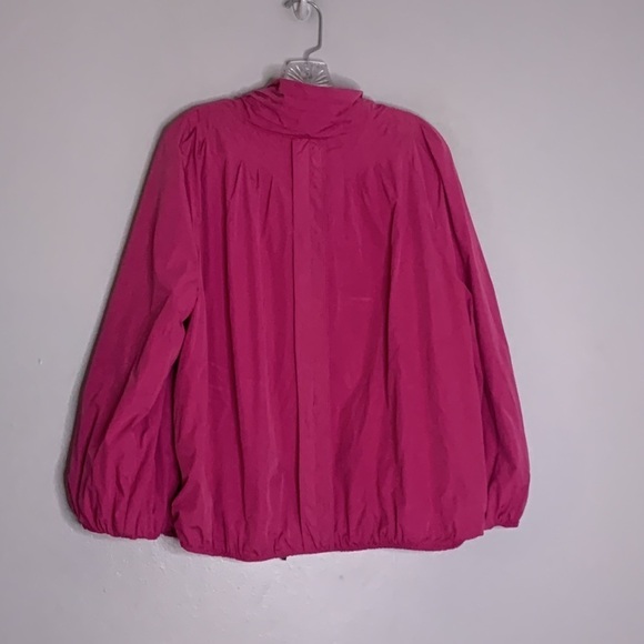 Vintage Armani Collezioni Pink Barbiecore plus size all weather jacket 16 - Picture 6 of 9